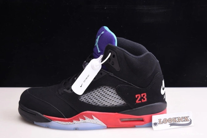 1st Kicks Jordan Top Air 5 CZ1786-001 3 0704